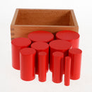 Beechwood Montessori 4 Sets Knobless Cylinders Kids Childrens Educational Toy
