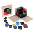 Set of Trinomial Cube Kids Children Learning Algebra & Maths Educational Toy
