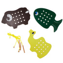Beechwood Montessori Material - 3pcs Animal Threading Board