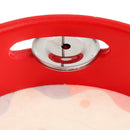 Hand Held Tambourine Drum Bell Metal Jingles Wooden Percussion Musical Toy-D