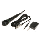 Professional Unidirectional Wired/Wireless Microphone with 3.5m Cord-Black