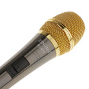 PC-M10 Black&Gold Condenser Microphone Mic with 3m Cable & Anti-wind Foam Cap