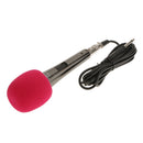 PC-M10 Black&Gold Condenser Microphone Mic with 3m Cable & Anti-wind Foam Cap