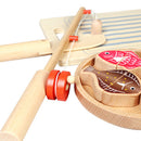 Kids Children Pretend Play Wooden Magnitic Fishing Tools & Fishes Toy Gift