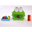 Wooden Cute Frog Knockout Table Hammering Knock Balls Kids Early Learning Toy