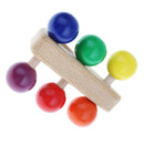 Kids Wooden Grasping Toy Push and Pull Car Wood Toy Developmental Baby Toy