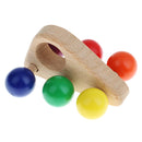 Kids Wooden Grasping Toy Push and Pull Car Wood Toy Developmental Baby Toy