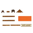 165 Pcs Wooden House Construction Cabins Building Blocks Parent-child Developmental Toy Kids Gift