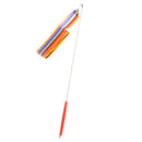 1pc Girls Dancer Gymnast Gym Dance Ribbon Rhythmic Art Gymnastic Streamer Twirling Rod Stick 4M