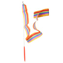 1pc Girls Dancer Gymnast Gym Dance Ribbon Rhythmic Art Gymnastic Streamer Twirling Rod Stick 4M