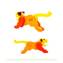 Mini Cute Tiger Shape Building Blocks 3D Puzzle Game Educational DIY Toy for Kids