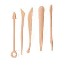 Set of 5 Plastic Pottery Clay Sculpture Carving Tools Sand Beach Toys