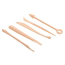 Set of 5 Plastic Pottery Clay Sculpture Carving Tools Sand Beach Toys