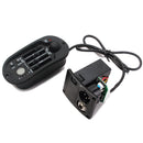 4 Band A-4T EQ Folk Guitar Preamp Equalizer Piezo Pickup with LCD Tuner 10cm