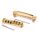 Roller Saddle Tune-O-Matic Bridge Tailpiece for GB LP Guitar Parts-Gold