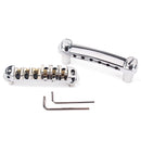 Set of Roller Saddle Tune-O-Matic Bridge Tailpiece for GB LP Electric Guitars