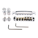 Set of Roller Saddle Tune-O-Matic Bridge Tailpiece for GB LP Electric Guitars