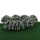 Pack of 20pcs Painted Model Trees Building Train Railway Layout Scenery DIY 1:75 SA80-D6