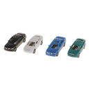 150pcs Painted Model Cars Vehicle Diecast Building Train Layout 1:100-1:150