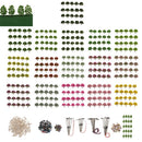 150pcs Painted Model Cars Vehicle Diecast Building Train Layout 1:100-1:150