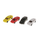 150pcs Painted Model Cars Vehicle Diecast Building Train Layout 1:100-1:150