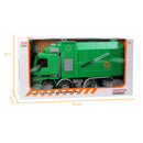 Super Large Die Cast Pull Back Sanitation Garbage Truck Model Kids Toy 1:22