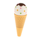 Food Pretend Play Wooden Magnetic Ice Cream Toy for Kid Girl Doll Game White