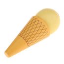 Kitchen Food Play Toy Wooden Magnetic Decorative Ice Cream Cone Kid Yellow
