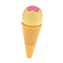 Kitchen Food Play Toy Wooden Magnetic Decorative Ice Cream Cone Kid Yellow