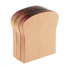 Kitchen Pretend Food Play Toy Wooden Sticky Decorative Toast Bread Kid Gift