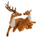 Exquisite Reindeer Couple Figurine Deer Home Decor Furnishing Article New