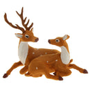 Exquisite Reindeer Couple Figurine Deer Home Decor Furnishing Article New
