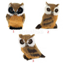 1 Pc Impish OWL Plush Kid Toy Model Desk Home Decor Furnishing Article