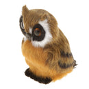1 Pc Impish OWL Plush Kid Toy Model Desk Home Decor Furnishing Article