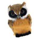 1 Pc Impish OWL Plush Kid Toy Model Desk Home Decor Furnishing Article
