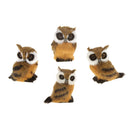 1 Pc Impish OWL Plush Kid Toy Model Desk Home Decor Furnishing Article