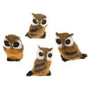 1 Pc Impish OWL Plush Kid Toy Model Desk Home Decor Furnishing Article