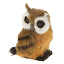 1 Pc Impish OWL Plush Kid Toy Model Desk Home Decor Furnishing Article