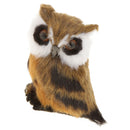 1 Pc Impish OWL Plush Kid Toy Model Desk Home Decor Furnishing Article