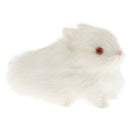 1 Pc Impish Rabbit Plush Kid Toy Model Desk Home Decor Furnishing Article
