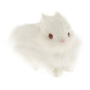 1 Pc Impish Rabbit Plush Kid Toy Model Desk Home Decor Furnishing Article