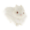 1 Pc Impish Rabbit Plush Kid Toy Model Desk Home Decor Furnishing Article