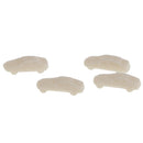 100x 1:500 Scale White Model Cars for Train Model and Other Building Scenery Building Train Railway Layout