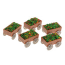 5Pcs Model Floats Flowerbed Park Garden Railway Border Parterre 1:50 O Scale Building Scenery Layout