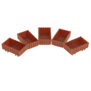 5x Model Floats Flowerbed Park Garden Railway Border Parterre 1:75 HO Scale Building Scenery Layout