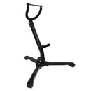 Folding Portable Alto/Tenor Saxophone Stand Music Stand Black