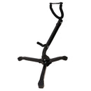 Folding Portable Alto/Tenor Saxophone Stand Music Stand Black