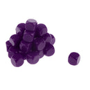 Pack of 25pcs Opaque Purple Blank D6 Six Sided Dice Teaching Resources Party Supplies