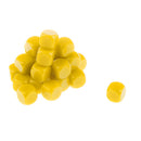 Pack of 25pcs Opaque Yellow Blank D6 Six Sided Dice Teaching Resources Party Supplies