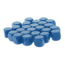 Pack of 25pcs Opaque Blue Blank D6 Six Sided Dice Teaching Resources Party Supplies